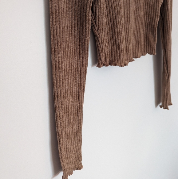 Long sleeve crop top - Picture 3 of 4